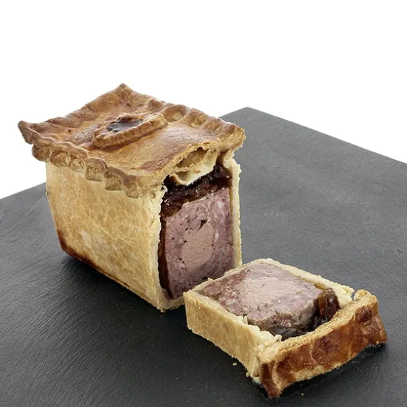 Moule à pâté croûte perforé inox Géo forme 24 cm De Buyer