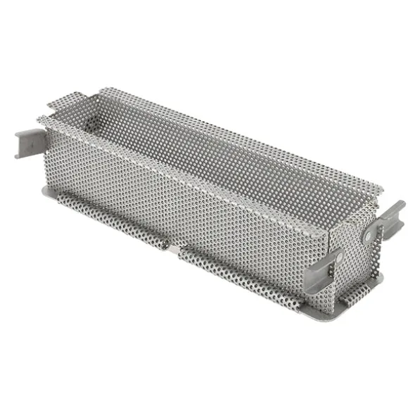 Moule à pâté croûte perforé inox Géo forme 24 cm De Buyer