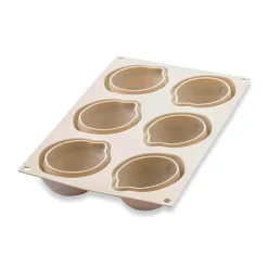 Moule silicone 6 mini gâteaux Delizia al limone Silikomart