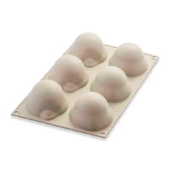 Moule silicone 6 mini gâteaux Delizia al limone Silikomart