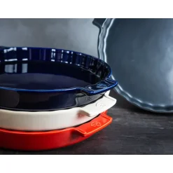 Moule à tarte céramique Appolia rouge 30 cm Peugeot