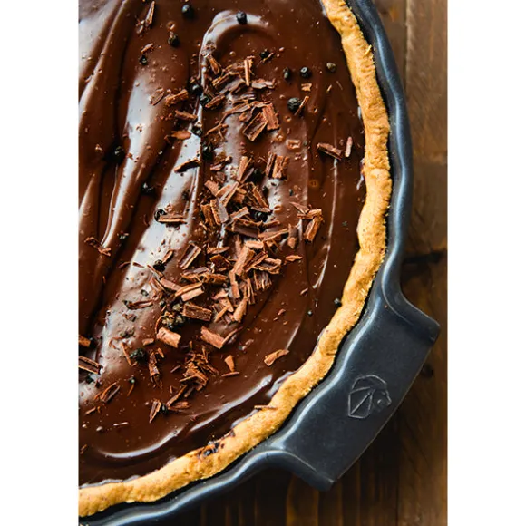 Moule à tarte céramique Appolia ardoise 30 cm Peugeot