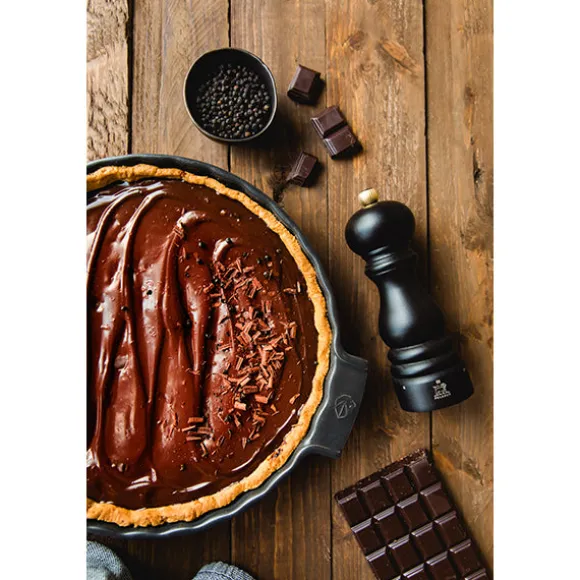 Moule à tarte céramique Appolia ardoise 30 cm Peugeot