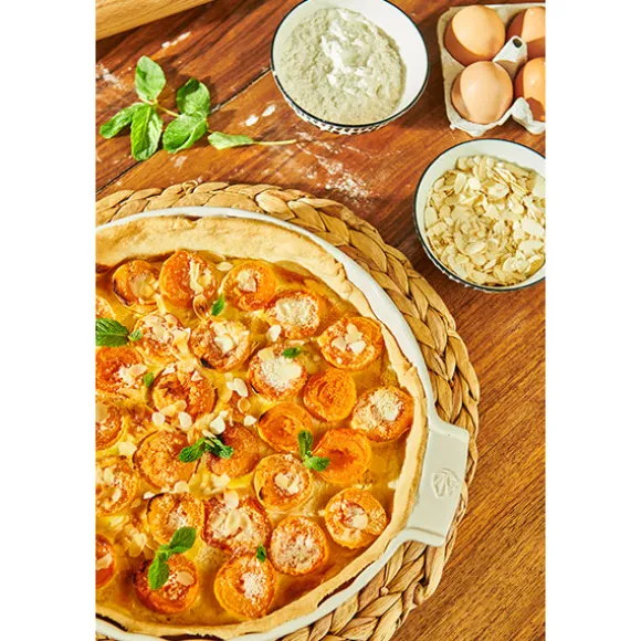Moule à tarte céramique Appolia écru 30 cm Peugeot