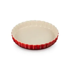 Moule à tarte céramique 28 cm Cerise Le Creuset