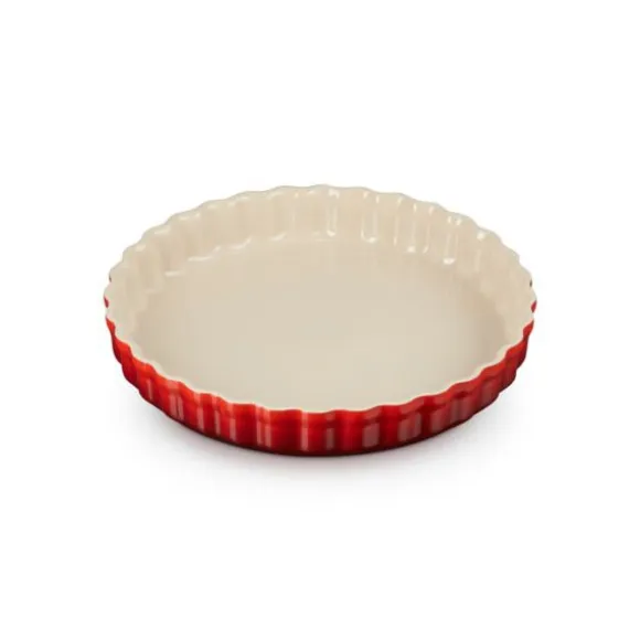 Moule à tarte céramique 28 cm Cerise Le Creuset