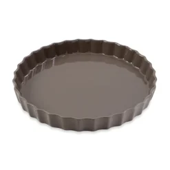 Moule à tarte en céramique 27 cm taupe Mathon