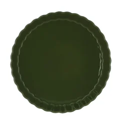 Moule à tarte Octave en grès vert 29 cm Menastyl