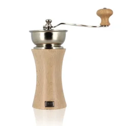 Moulin à café à manivelle en bois de hêtre 21,5 cm Ogo