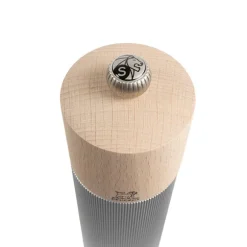 Moulin à sel manuel aluminium et bois Line 22 cm Peugeot