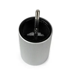 Moulin à sel manuel aluminium et bois Line 12 cm Peugeot