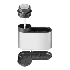 Organisateur d'évier en inox avec distributeur de savon Mathon