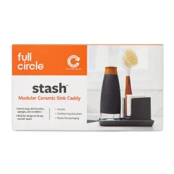 Organisateur d'évier modulable en céramique Stash Full Circle