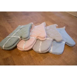 Paire de gants de cuisine en coton recyclé saumon Witloft