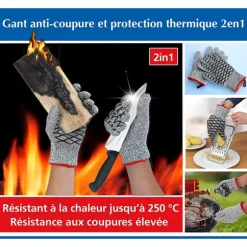 Paire de gants de protection 2 en 1 femme Wenko by Maximex