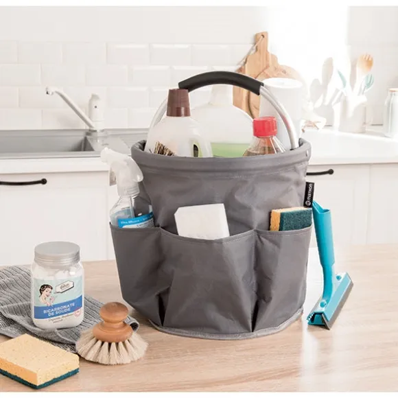 Panier multirangement 17 L gris Mathon