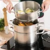 Panier pour cuiseur vapeur inox 26 cm Mathon