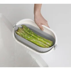 Passoir rotative ovale et bol de trempage 1,7 L Kokubo