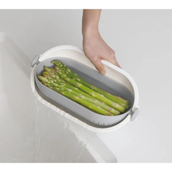 Passoir rotative ovale et bol de trempage 1,7 L Kokubo