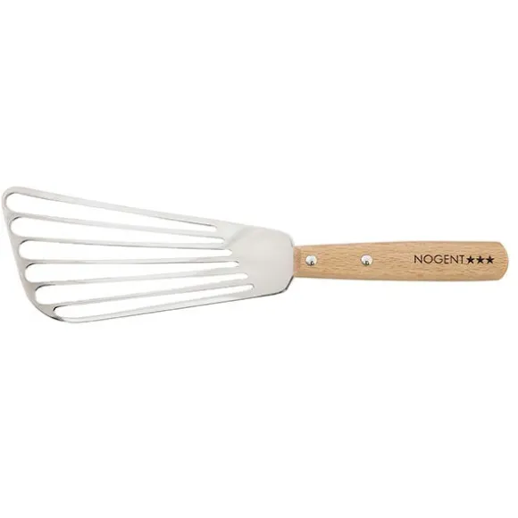 Pelle de cuisine 16 cm ajourée manche bois de hêtre Nogent