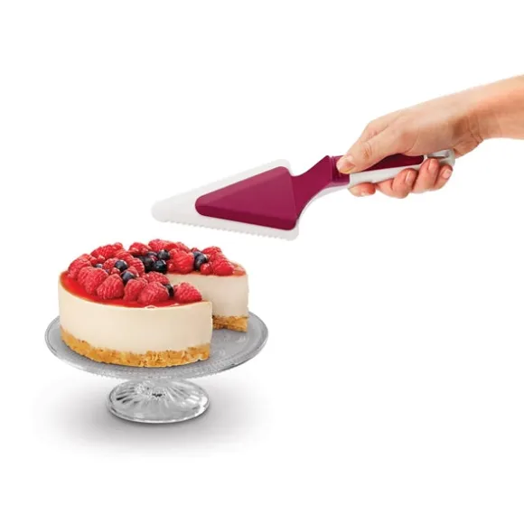Pelle tranche tarte avec poussoir