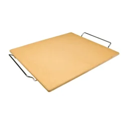 Pierre pour pizza rectangulaire 41 x 36 cm avec support Ibili