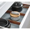 Pilon et mortier en granite avec couvercle en bambou Dash Joseph Joseph