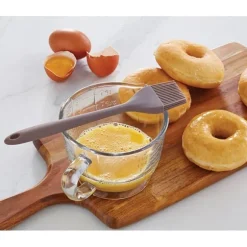 Pinceau de cuisine en silicone 21 cm taupe Mathon