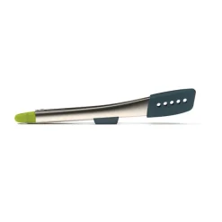Pince en inox et silicone verrouillable avec reposoir Joseph Joseph