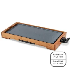 Plancha bambou revêtement céramique 2200 W DOC322 Livoo