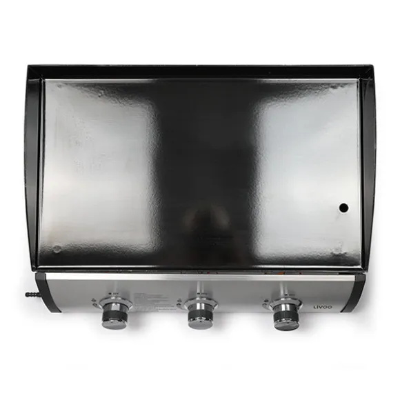 Plancha 3 brûleurs à gaz Livoo