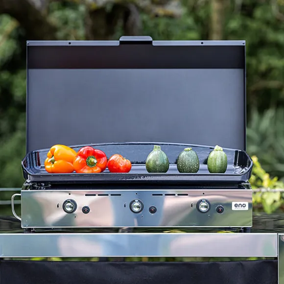 Plancha gaz 3 bruleurs Initial 65 Inox ENO