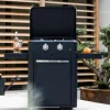 Plancha à gaz Combo enosign 65 bleu navy 2 feux ENO