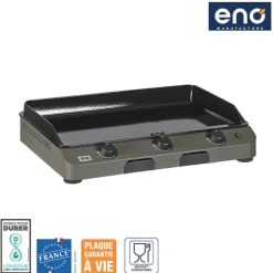 Plancha gaz Fusion 75 gris cargo ENO