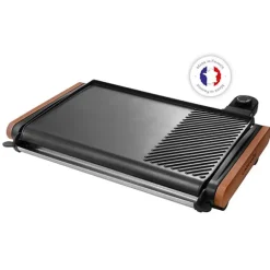 Plancha grill bois foncé 2000 W 229011 Lagrange