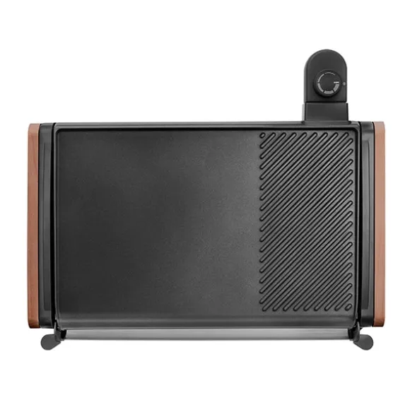 Plancha grill bois foncé 2000 W 229011 Lagrange