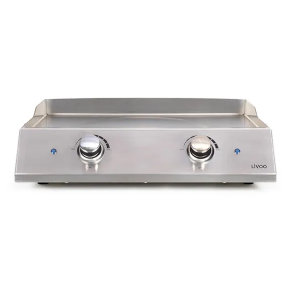 Plancha inox 2 thermostats 2800W DOC302 Livoo