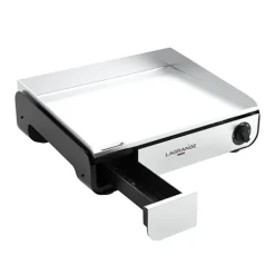 Plancha électrique Pro 50 noire et spatule en inox Lagrange