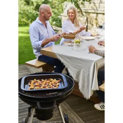 Plancha rectangulaire Grill To Table noir satin 43 cm Peugeot
