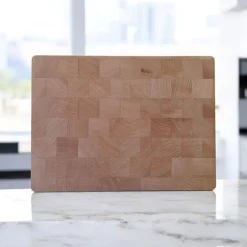 Planche à découper en bois debout hêtre avec chanfrein 39,3 x 28,9 cm Roger Orfèvre