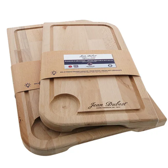 Planche à découper en bois de hêtre huilé 45 x 29 cm Jean Dubost
