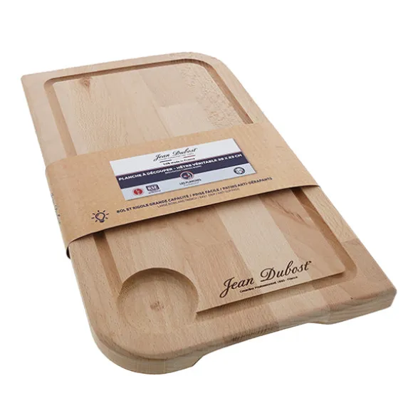 Planche à découper en bois de hêtre huilé 39 x 23 cm Jean Dubost