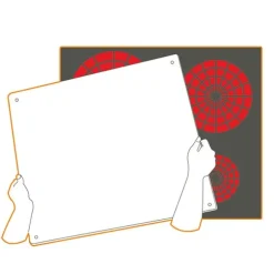 Planche de protection pour plaque de cuisson noire 57 x 50 cm Pebbly