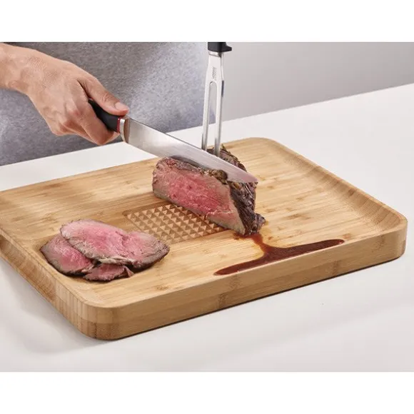 Planche multifonction en bambou Cut&Carve™ Joseph Joseph