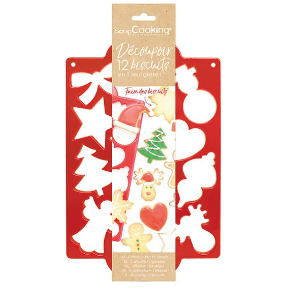Plaque découpoir multi Noël Scrapcooking