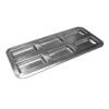 Plaque 6 financiers en fer blanc Gobel