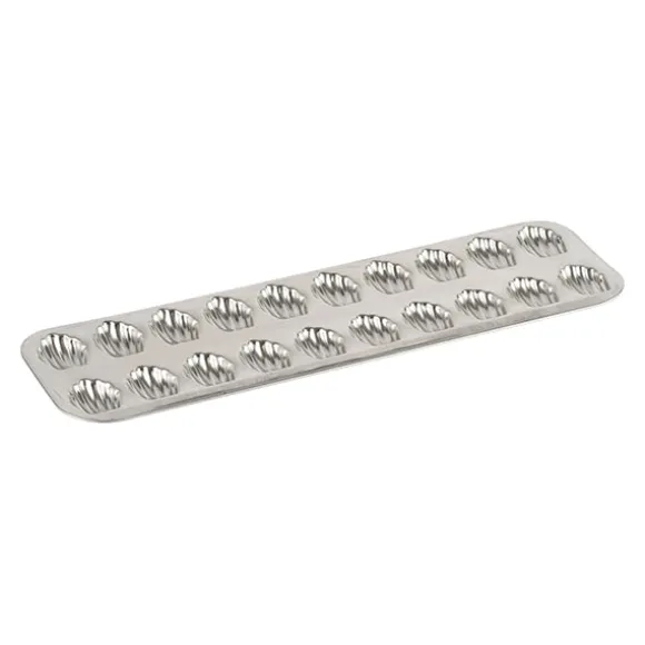 Plaque 20 madeleinettes en fer blanc Gobel