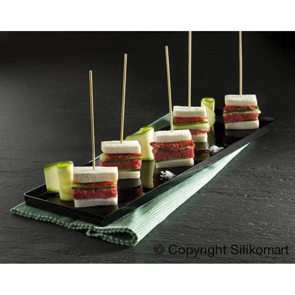 Plaque 20 mini-financiers en silicone Silikomart