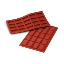 Plaque 20 mini-financiers en silicone Silikomart