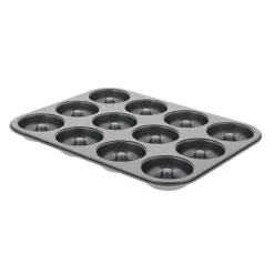 Plaque 12 minis savarins ou babas au rhum acier De Buyer
